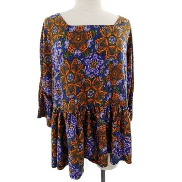 ASOS peplum top in gorgeous print - Picture 2 of 12